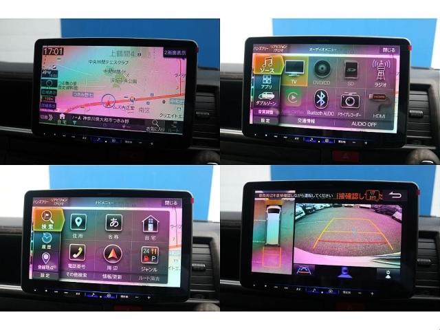 ハイエースワゴン ＧＬ　ロング　内装架装ｆａｍｉｌｉａｒ　ＦＦヒーター　ＢＩＧＸ　ＯＰＴＭサウンド　ＮＣ－１アルミ　シートカバー　ドアバイザー　ルーフスピーカー　ＥＴＣ　センターコンソール　ＬＥＤテール　エアロ　サブバッテリー（3枚目）