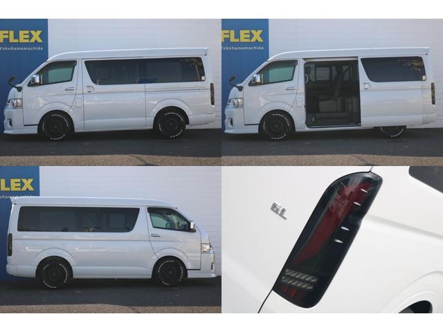 ハイエースワゴン ＧＬ　ロング　内装架装ｆａｍｉｌｉａｒ　ＦＦヒーター　ＢＩＧＸ　ＯＰＴＭサウンド　ＮＣ－１アルミ　シートカバー　ドアバイザー　ルーフスピーカー　ＥＴＣ　センターコンソール　ＬＥＤテール　エアロ　サブバッテリー（33枚目）