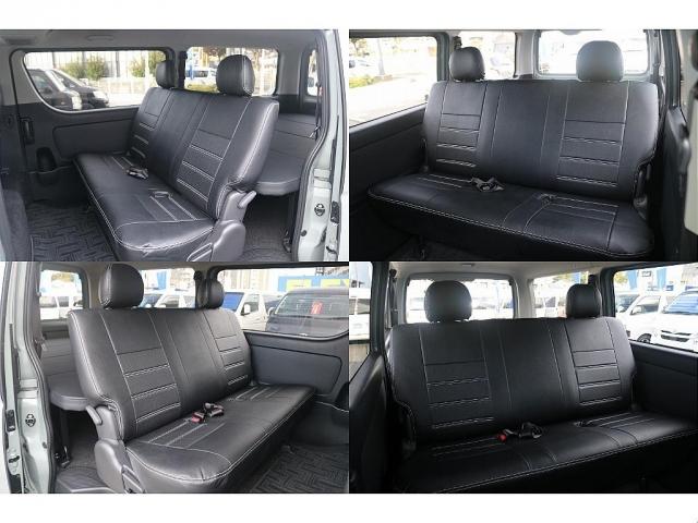 ハイエースバン ロングスーパーＧＬ　ＭＢエディション　ベッドキット　Ｔ－ｆｏｒｃｅフロントスポイラー　ＣＲＳ　リアウィング　ＡＬＰＩＮＥ　　ＢＩＧＸ　Ｄ／Ａ　アーバンカーキ　エンブレムブラック塗装　ドアミラーカバー塗装　マットブラック（7枚目）