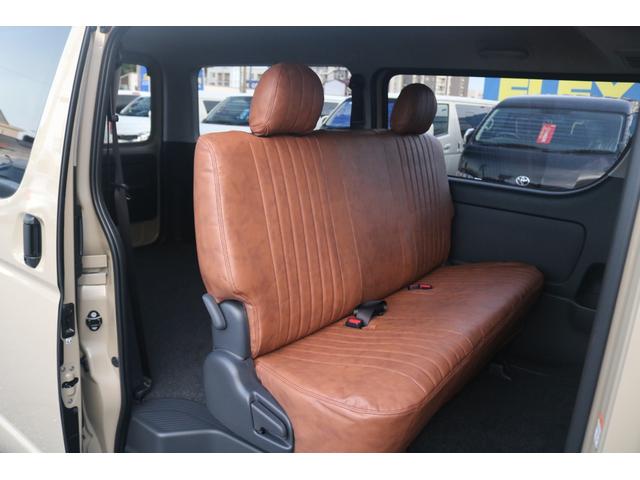 ハイエースバン ロングスーパーGL MBエディション ブラウンベッドキット 茶木目インテリアパネル ULTIMATE LEDテール TYPE2 シートカバー(ブラウン)NC-1 16インチ ブラック塗装 エンブレム塗装 ドアノブ塗装(31枚目)