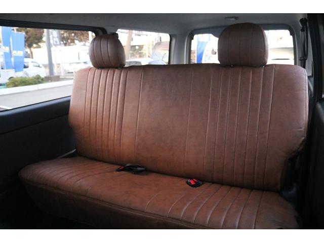 ハイエースバン ロングスーパーGL MBエディション ブラウンベッドキット 茶木目インテリアパネル ULTIMATE LEDテール TYPE2 シートカバー(ブラウン)NC-1 16インチ ブラック塗装 エンブレム塗装 ドアノブ塗装(34枚目)