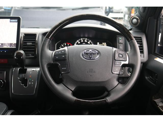 ハイエースバン スーパーＧＬ　ダークプライムＩＩ　ＭＢカスタム　ＢＩＧＸ　フローリング　ベッドキット　ルーフスピーカー　シートカバー　ダウンライト　サイドバー　アミエース　フローリング　ファルケン　Ｗ１１　１７インチ　ＥＴＣ　センターコンソール（29枚目）