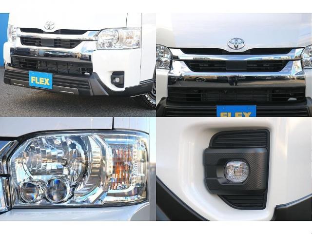 ハイエースワゴン GL ロング familiar センターテーブル フラット フローリング施工 ナビ ETC フリップダウンモニター シートカバー ULTIMATE LEDテール NT-1 16インチ デジタルインナーミラー PVM(12枚目)