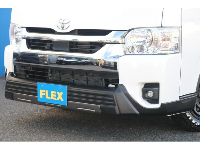 ハイエースワゴン GL ロング familiar センターテーブル フラット フローリング施工 ナビ ETC フリップダウンモニター シートカバー ULTIMATE LEDテール NT-1 16インチ デジタルインナーミラー PVM(27枚目)