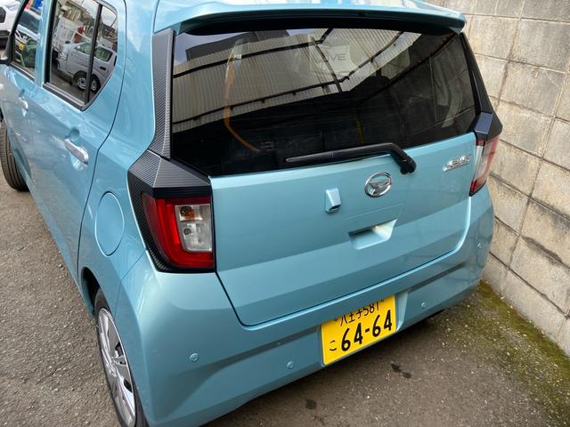 ミライース Ｘ　ＳＡＩＩＩ　ワンオーナー　スマートキー　ミュージックプレイヤー接続可能　運転席助手席エアバック　アンチブレーキシステム　パワーステアリング　パワーウィンドウ　エアコン（4枚目）