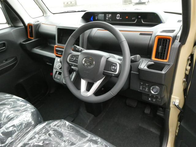 タント ファンクロスターボリミテッド 両側電動スライドドア/ETC/LEDヘッドライト/シートヒーター/デッキボードスタンド/オートブレーキホールド/アダプティブクルーズコントロール/純正アルミ/届出済未使用車/クリアランスソナー(57枚目)