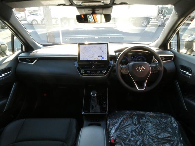 カローラクロス ハイブリッド　Ｚ　登録済未使用車　メモリーナビ　パノラマルーフ　Ｂｌｕｅｔｏｏｔｈ　アダプティブクルーズコントロール　プリクラッシュセーフティ　ＥＴＣ２．０　パークアシスト　パワーバックドア　オートマチックハイビーム（59枚目）