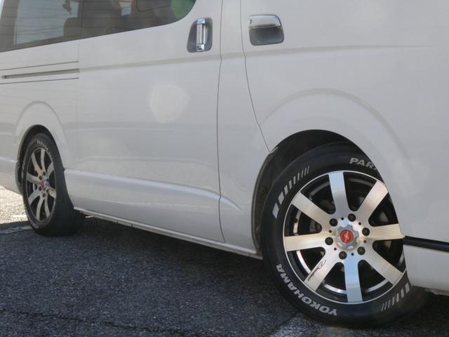 ハイエースバン ロングスーパーGL メモリーナビ 外部モニター フリップダウンモニター バックカメラ BluetoothAudio 社外17インチアルミホイール ドライブレコーダー ETC キーレス(26枚目)