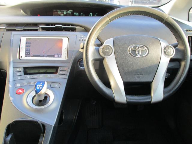 プリウス G 純正Mナビ Bモニター ワンセグ ETC クルーズコントロール ハーフレザーシート 運転席パワーシート スマートキー(8枚目)