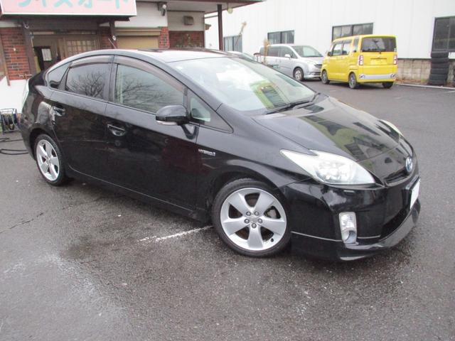 プリウス Sツーリングセレクション 社外HDDナビ Bモニター フルセグ ETC スマートキー(4枚目)