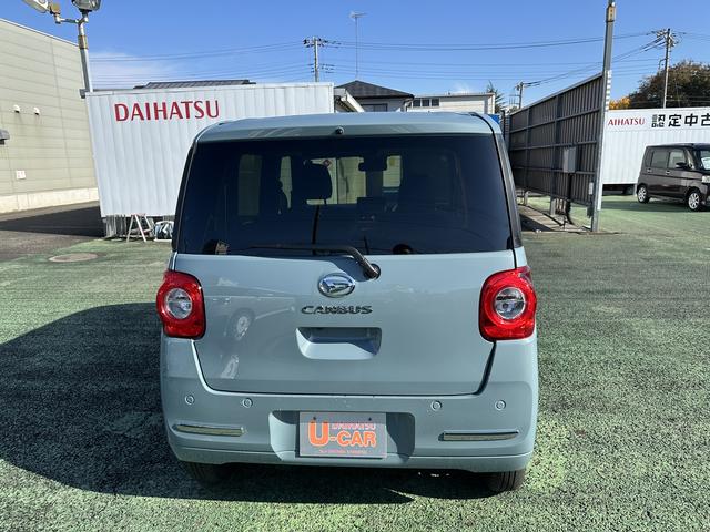 ムーヴキャンバス セオリーＧ　１年保証・走行距離無制限　走行距離２，１９０ｋｍ　デモカーＵＰ　ＬＥＤヘッドライト　ＬＥＤフォグランプ　両側電動スライドドア　左右シートヒーター（3枚目）