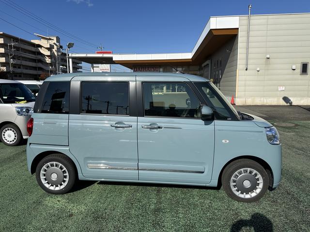 ムーヴキャンバス セオリーＧ　１年保証・走行距離無制限　走行距離２，１９０ｋｍ　デモカーＵＰ　ＬＥＤヘッドライト　ＬＥＤフォグランプ　両側電動スライドドア　左右シートヒーター（4枚目）