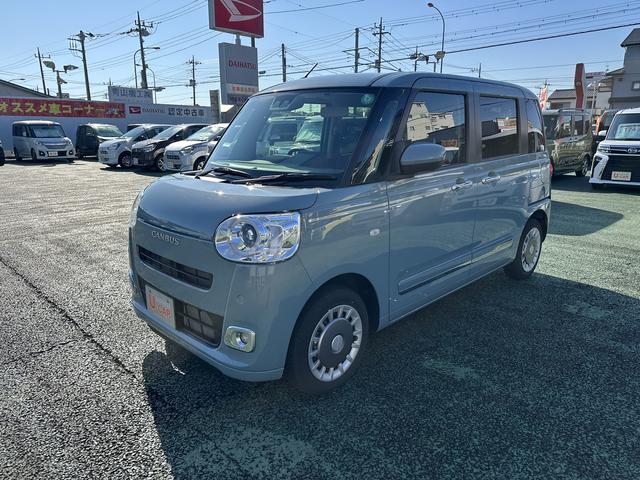 ムーヴキャンバス セオリーＧ　１年保証・走行距離無制限　走行距離２，１９０ｋｍ　デモカーＵＰ　ＬＥＤヘッドライト　ＬＥＤフォグランプ　両側電動スライドドア　左右シートヒーター（7枚目）