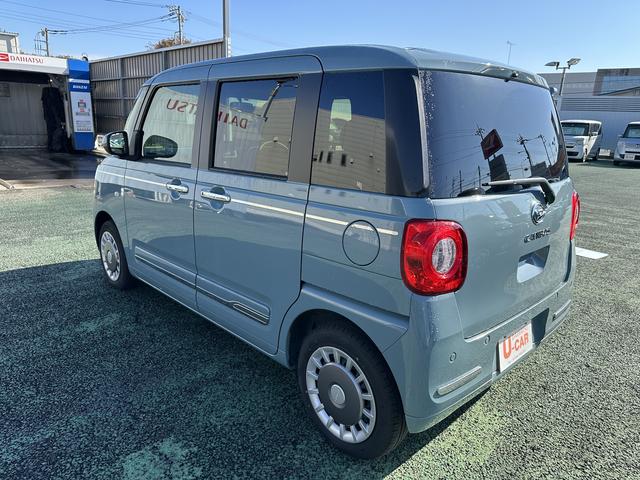 ムーヴキャンバス セオリーＧ　１年保証・走行距離無制限　走行距離２，１９０ｋｍ　デモカーＵＰ　ＬＥＤヘッドライト　ＬＥＤフォグランプ　両側電動スライドドア　左右シートヒーター（8枚目）