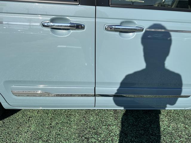 ムーヴキャンバス セオリーＧ　１年保証・走行距離無制限　走行距離２，１９０ｋｍ　デモカーＵＰ　ＬＥＤヘッドライト　ＬＥＤフォグランプ　両側電動スライドドア　左右シートヒーター（24枚目）