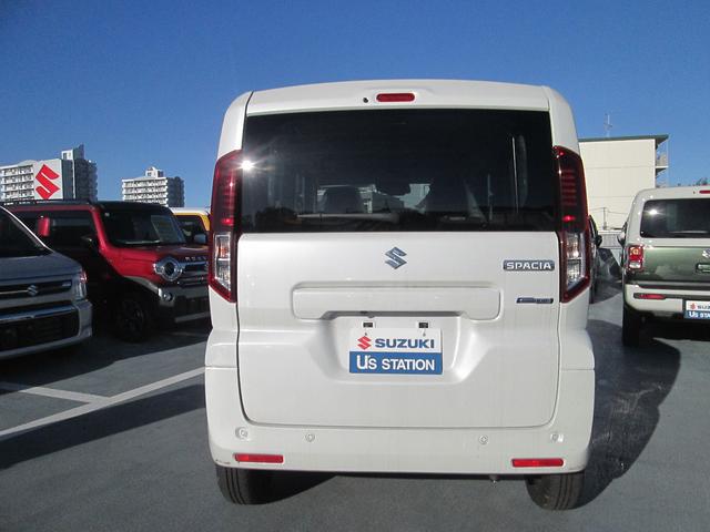 スペーシア ＨＹＢＲＩＤ　Ｘ　９インチ全方位メモリーナビ☆スズキコネクト　バックカメラ　オートライト　Ｂｌｕｅｔｏｏｔｈ　スライドドア　純正ナビ　プッシュスタート　シートヒーター　オートエアコン　禁煙車　スズキセーフティーサポート　ワンオーナー　衝突被害軽減システム（42枚目）