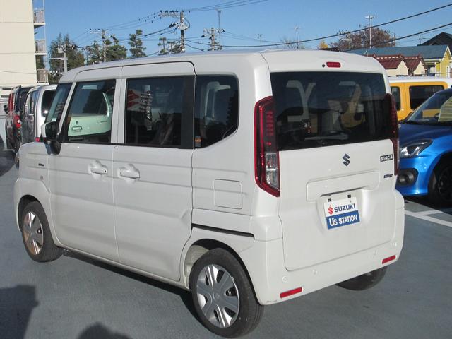 スペーシア ＨＹＢＲＩＤ　Ｘ　９インチ全方位メモリーナビ☆スズキコネクト　バックカメラ　オートライト　Ｂｌｕｅｔｏｏｔｈ　スライドドア　純正ナビ　プッシュスタート　シートヒーター　オートエアコン　禁煙車　スズキセーフティーサポート　ワンオーナー　衝突被害軽減システム（43枚目）