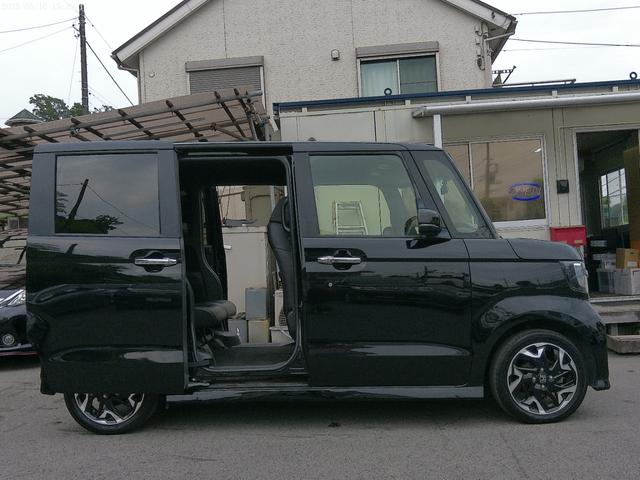 Ｎ－ＢＯＸカスタム Ｇ・Ｌターボホンダセンシング　保証付　両側パワースライドドア　アダプティブクルーズコントロール　ＳＤナビ　ブルートゥース　バックカメラ　ＬＥＤヘッドライト　シートヒーター　ＥＴＣ　ハーフレザーシート　インテリキー（7枚目）