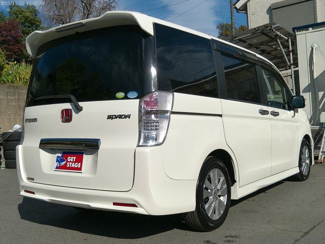 ステップワゴンスパーダ Ｚ　保証付　リアエンタテイメントシステム　両側パワースライドドア　純正ＨＤＤナビ　バックカメラ　ＥＴＣ　ワンセグ地デジ　パドルシフト　インテリキー（2枚目）