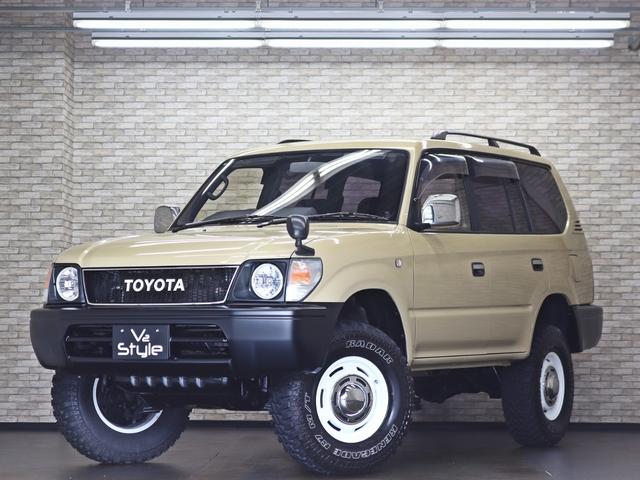 ランドクルーザープラド ＴＸ　１６インチアルミ／ＲＡＤＡＲ　ＲＥＮＥＧＡＤＥ　Ｍ／Ｔタイヤ／ＴＯＹＯＴＡグリル／２インチリフトＵＰ／ルーフレール／丸目ヘッドライト／ミュージックサーバー／背面タイヤ／モケットシート／記録簿付（41枚目）