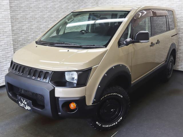 デリカＤ：５ エクシードＩＩ　ＯＦＦＲＯＡＤカスタム／マットグリル／オーバーフェンダー／リフトＵＰ／ＮＥＷ１６ｉｎＡＷ／ＢＦグッドリッチＡＴタイヤ／リフトアップ／角目ライト／スモークテール／電動ＳＤ／ＥＴＣ（6枚目）