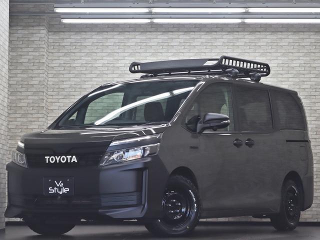 ヴォクシー ハイブリッドＸ　ＴＯＹＯＴＡグリル／Ｇｚフードモール／ＮＥＷ１５インチスチールホイール／マッドスタータイヤ／ルーフラック／純正ＳＤナビ＆地デジＴＶ／Ｂｌｕｅｔｏｏｔｈ接続／両側電動スライドドア／ブラウンシートカバー（50枚目）