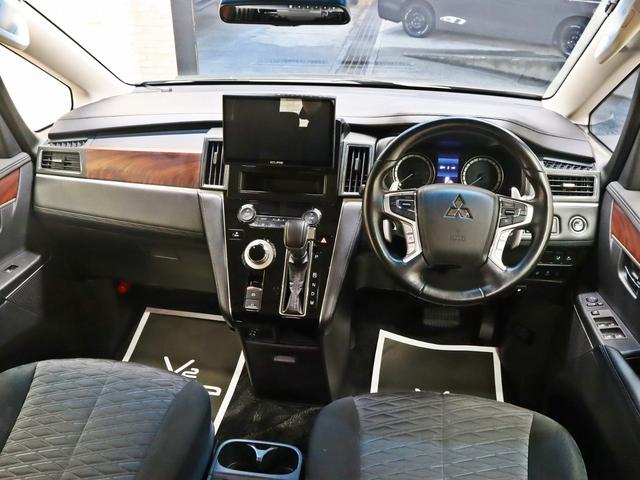 デリカＤ：５ Ｐ　４ＷＤ／１０インチナビ／両側電動ＳＤ／ｅ－Ａｓｓｉｓｔ／ＪＡＯＳオーバフェンダー／バスターズ２０８０／ＧＯＱＢＵＴＯ－Ｒ３／サイドステップ／ＮＥＷ１６ｉｎＡＷ／ＢＦＧ新品タイヤ／リフトＵＰ／記録簿付（24枚目）