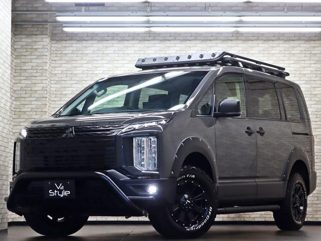 デリカＤ：５ Ｐ　４ＷＤ／１０インチナビ／両側電動ＳＤ／ｅ－Ａｓｓｉｓｔ／ＪＡＯＳオーバフェンダー／バスターズ２０８０／ＧＯＱＢＵＴＯ－Ｒ３／サイドステップ／ＮＥＷ１６ｉｎＡＷ／ＢＦＧ新品タイヤ／リフトＵＰ／記録簿付（59枚目）