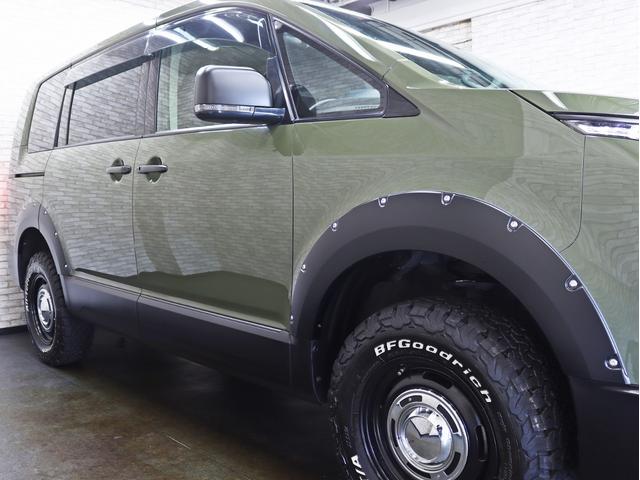 デリカD:5 P 4WD/両側電動SD/e-Assist/マルチアラウンドビュー/JAOSオーバフェンダー/純正10.1インチナビ/NEW16inAW/BFグッドリッチATタイヤ/リフトUP/電動リアゲート/記録簿付(11枚目)