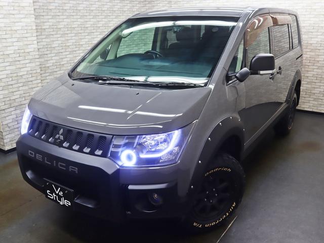 デリカＤ：５ 　４ＷＤ／電動ＳＤ／ドライブレコーダー／ＮＥＷ１６ＩｎＡＷ／ＢＦグッドリッチＡＴタイヤ／リフトアップ／バンパーガード／ＪＡＯＳオーバーフェンダー／インナーブラックヘッドライト／ＥＴＣ車載器／記録簿付（6枚目）
