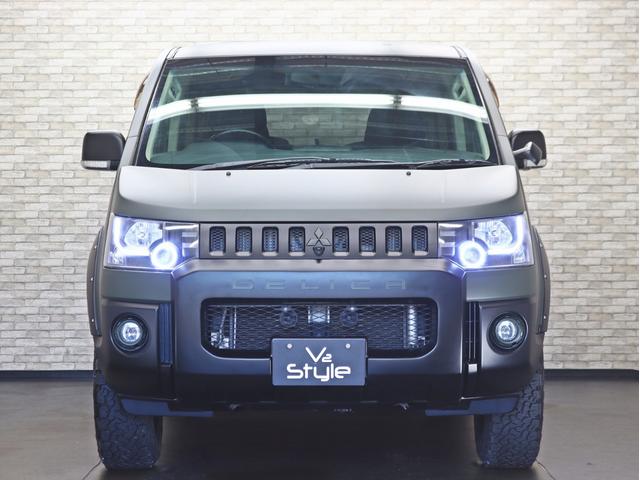 デリカＤ：５ Ｇ　ナビパッケージ　４ＷＤ／電動ＳＤ／ＮＥＷ１６Ｉｎアルミホイール／ＢＦグッドリッチＡＴ新品タイヤ／リフトアップ／バンパープロテクター／ＪＡＯＳオーバーフェンダーＫＩＴ／クルコン／１００Ｖ電源／スマートキー／記録簿付（4枚目）