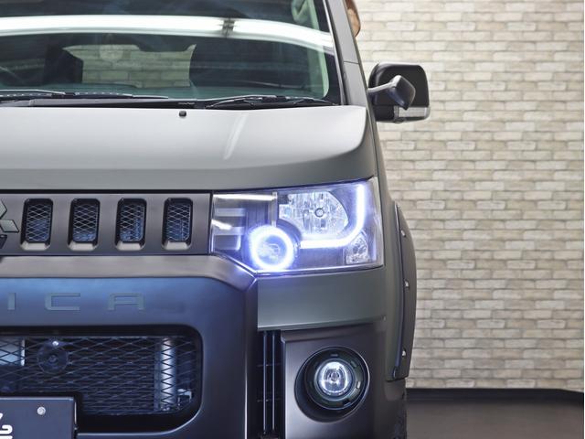 デリカＤ：５ Ｇ　ナビパッケージ　４ＷＤ／電動ＳＤ／ＮＥＷ１６Ｉｎアルミホイール／ＢＦグッドリッチＡＴ新品タイヤ／リフトアップ／バンパープロテクター／ＪＡＯＳオーバーフェンダーＫＩＴ／クルコン／１００Ｖ電源／スマートキー／記録簿付（8枚目）