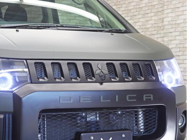 デリカＤ：５ Ｇ　ナビパッケージ　４ＷＤ／電動ＳＤ／ＮＥＷ１６Ｉｎアルミホイール／ＢＦグッドリッチＡＴ新品タイヤ／リフトアップ／バンパープロテクター／ＪＡＯＳオーバーフェンダーＫＩＴ／クルコン／１００Ｖ電源／スマートキー／記録簿付（10枚目）