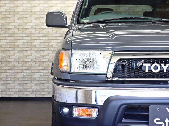 ハイラックスサーフ SSR-X オリジナルナローパッケージ/US4RUNNER仕様/TOYOTAクラシックグリル/NEW16インチ新品クリムソンアルミ/BFグッドリッチタイヤ/社外サイドステップ/背面タイヤ/キャメルシートカバー(7枚目)