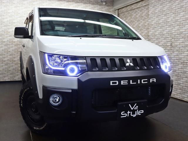 デリカD:5 G パワーパッケージ 両側電動SD/イクリプス製SDナビ/クル-図コントロール/バンパープロテクター/JAOSオーバーフェンダーKIT/1.5インチリフトUP/16インチAW/BFグッドリッチタイヤ/スマートキー(3枚目)