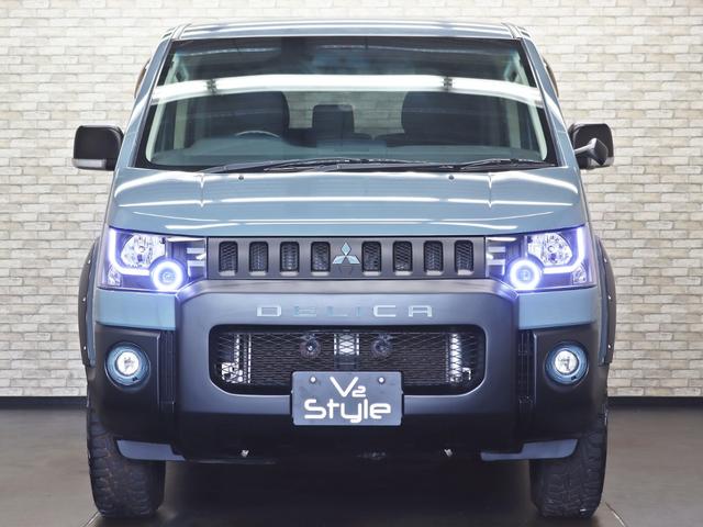 デリカD:5 G パワーパッケージ 両側電動SD/NEW16Inスチールホイール/TOYOオープンカントリーRT新品タイヤ/リフトUP/バンパープロテクター/JAOSオーバーフェンダーKIT/LEDヘッドライト/クルコン/スマートキー(4枚目)