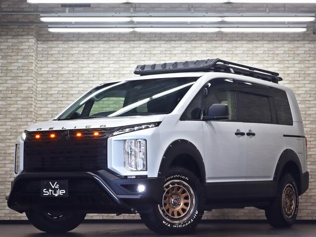 デリカＤ：５ Ｇ　パワーパッケージ　４ＷＤ／両側電動ＳＤ／ｅ‐Ａｓｓｉｓｔ／純正１０．１ナビ／ＩＰＦグリルマーカー／ＢＵＳＴＥＲＳ２０８０改／ＧＯＱＢＵＴＯＲ－３／ＪＡＯＳオーバーフェンダー／リフトＵＰ／ＮＥＷ１６インチＡＷ／記録簿付（60枚目）