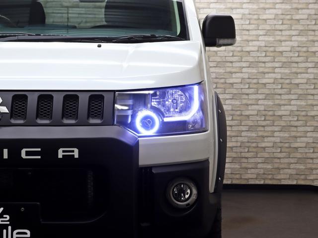 デリカＤ：５ シャモニー　４ＷＤ／両側電動ＳＤ／ＪＡＯＳ製オーバーフェンダー／バンパーガード／リフトアップ／新品１６Ｉｎアルミホイール／新品ＢＦグッドリッチタイヤ／ウッドコンビステアリング／ＬＥＤイカリングファイバーライン加工（8枚目）