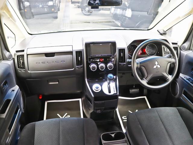 デリカD:5 M 後席モニター/ベッドキット/電動SD/16インチアルミホイール/BFグッドリッチタイヤ/リフトUP/バンパープロテクター/JAOSオーバーフェンダー/加工ヘッドライト/ベットキット/ドラレコ/記録簿付(23枚目)