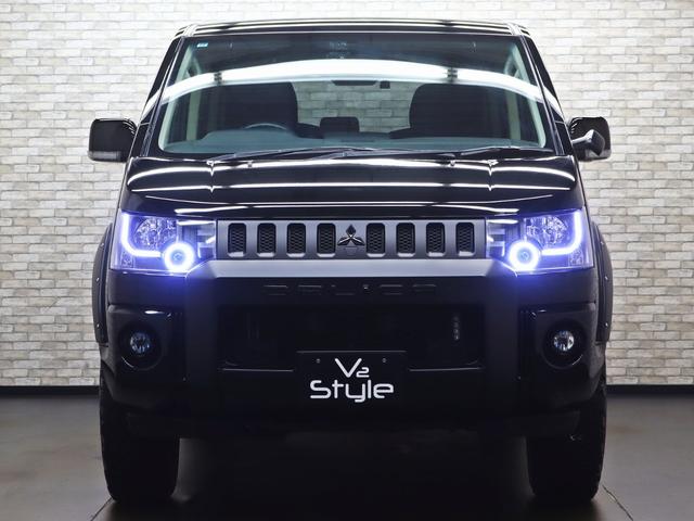 デリカＤ：５ Ｍ　電動ＳＤ／前後ドライブレコーダー／バンパーガード／ＪＡＯＳオーバーフェンダー／リフトＵＰ／ＮＥＷ１６インチＡＷ＆ＢＦグッドリッチＡＴタイヤ／インナーブラックヘッドライト／テールブラックアウト／記録簿付（4枚目）