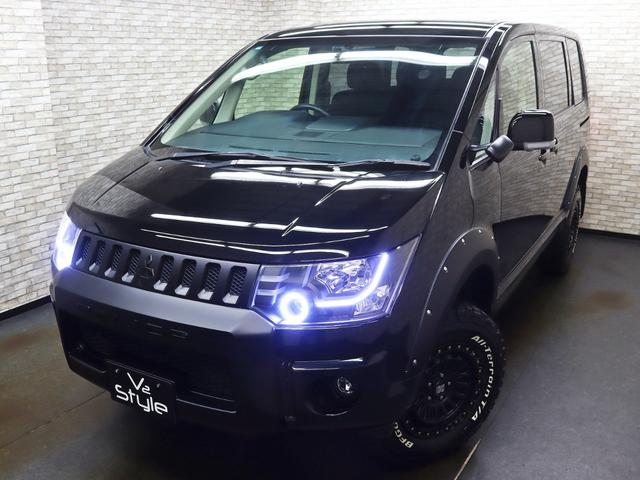 デリカＤ：５ Ｍ　電動ＳＤ／前後ドライブレコーダー／バンパーガード／ＪＡＯＳオーバーフェンダー／リフトＵＰ／ＮＥＷ１６インチＡＷ＆ＢＦグッドリッチＡＴタイヤ／インナーブラックヘッドライト／テールブラックアウト／記録簿付（6枚目）