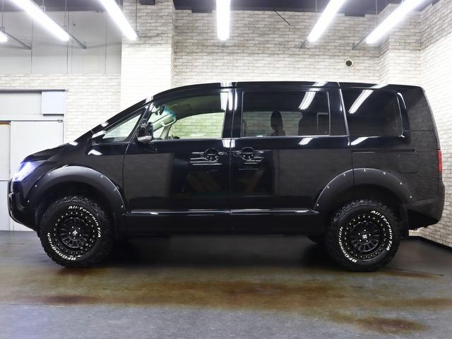 デリカＤ：５ Ｍ　電動ＳＤ／前後ドライブレコーダー／バンパーガード／ＪＡＯＳオーバーフェンダー／リフトＵＰ／ＮＥＷ１６インチＡＷ＆ＢＦグッドリッチＡＴタイヤ／インナーブラックヘッドライト／テールブラックアウト／記録簿付（13枚目）