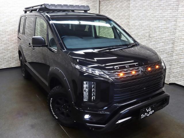 デリカD:5 P 4WD/両側電動SD/三菱e-Assist/ケンウッド製メモリーナビ/BUSTERS2080HD改/GOQUBUTO/JAOSオーバーフェンダー/リフトアップ/NEW16In新品アルミホイール/記録簿(2枚目)