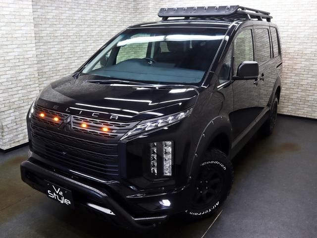 デリカD:5 P 4WD/両側電動SD/三菱e-Assist/ケンウッド製メモリーナビ/BUSTERS2080HD改/GOQUBUTO/JAOSオーバーフェンダー/リフトアップ/NEW16In新品アルミホイール/記録簿(6枚目)