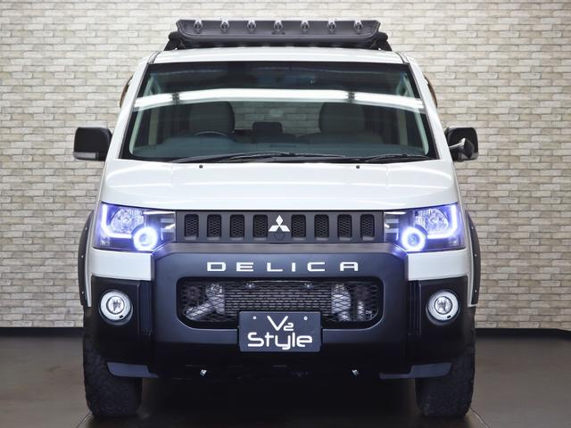 デリカD:5 D パワーパッケージ 4WD/両側電動SD/BUSTERS2080HD改/クラリオン製SDナビ/ドラレコ/バンパープロテクター/JAOSオーバーフェンダー/リフトUP/16インチアルミ/BFグッドリッチタイヤ/記録簿付(4枚目)