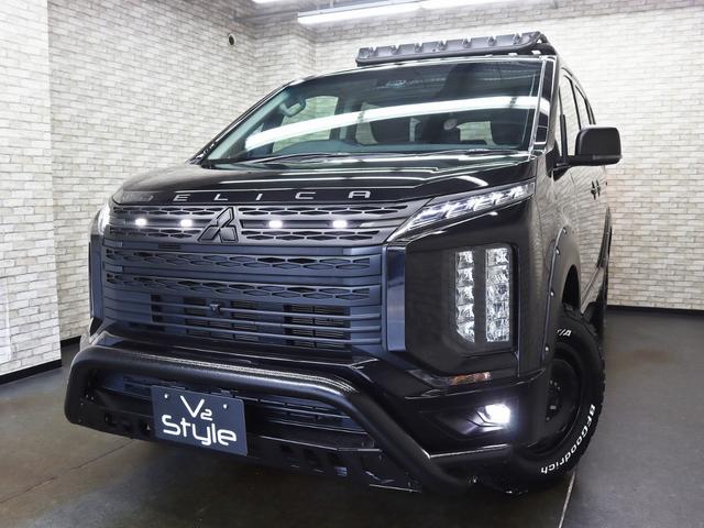 デリカＤ：５ Ｐ　４ＷＤ／両側電動ＳＤ／三菱ｅ－Ａｓｓｉｓｔ／ケンウッド製メモリーナビ／ＢＵＳＴＥＲＳ２０８０ＨＤ改／ＧＯＱＵＢＵＴＯ／ＪＡＯＳオーバーフェンダー／リフトアップ／ＮＥＷ１６Ｉｎ新品アルミホイール／記録簿（5枚目）