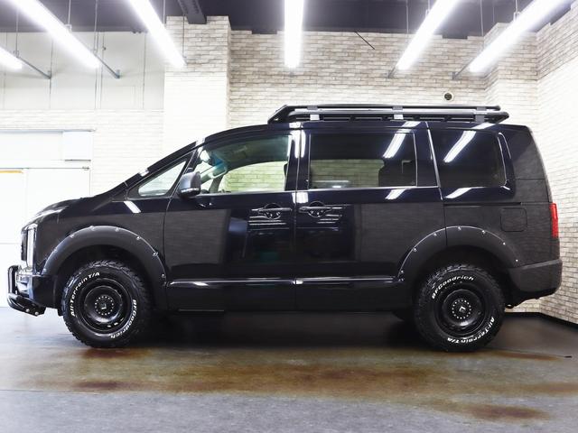 デリカＤ：５ Ｐ　４ＷＤ／両側電動ＳＤ／三菱ｅ－Ａｓｓｉｓｔ／ケンウッド製メモリーナビ／ＢＵＳＴＥＲＳ２０８０ＨＤ改／ＧＯＱＵＢＵＴＯ／ＪＡＯＳオーバーフェンダー／リフトアップ／ＮＥＷ１６Ｉｎ新品アルミホイール／記録簿（17枚目）