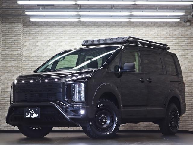 デリカＤ：５ Ｐ　４ＷＤ／両側電動ＳＤ／三菱ｅ－Ａｓｓｉｓｔ／ケンウッド製メモリーナビ／ＢＵＳＴＥＲＳ２０８０ＨＤ改／ＧＯＱＵＢＵＴＯ／ＪＡＯＳオーバーフェンダー／リフトアップ／ＮＥＷ１６Ｉｎ新品アルミホイール／記録簿（59枚目）