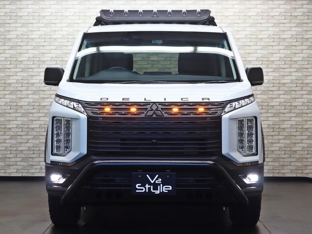 デリカＤ：５ Ｐ　４ＷＤ／両側電動ＳＤ／ドラレコ／ｅ‐Ａｓｓｉｓｔ／１０インチナビ／ＩＰＦグリルマーカー／ＢＵＳＴＥＲＳ２０８０／ＧＯＱＢＵＴＯ／ＪＡＯＳオーバーフェンダー／ＮＥＷ１６インチＡＷ／ＢＦＧタイヤ／記録簿付（4枚目）