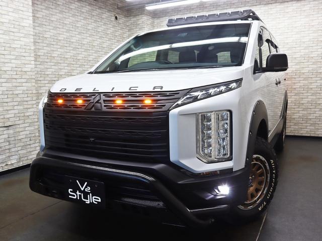 デリカＤ：５ Ｐ　４ＷＤ／両側電動ＳＤ／ドラレコ／ｅ‐Ａｓｓｉｓｔ／１０インチナビ／ＩＰＦグリルマーカー／ＢＵＳＴＥＲＳ２０８０／ＧＯＱＢＵＴＯ／ＪＡＯＳオーバーフェンダー／ＮＥＷ１６インチＡＷ／ＢＦＧタイヤ／記録簿付（5枚目）
